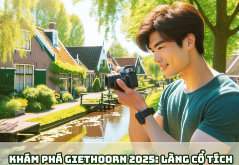 Khám Phá Giethoorn 2025: Làng Cổ Tích “Venice của Hà Lan” Đẹp Mê Hồn